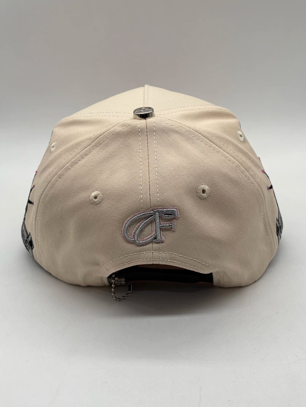 GORRA CAPS FANS // NY BEIGE-PINK