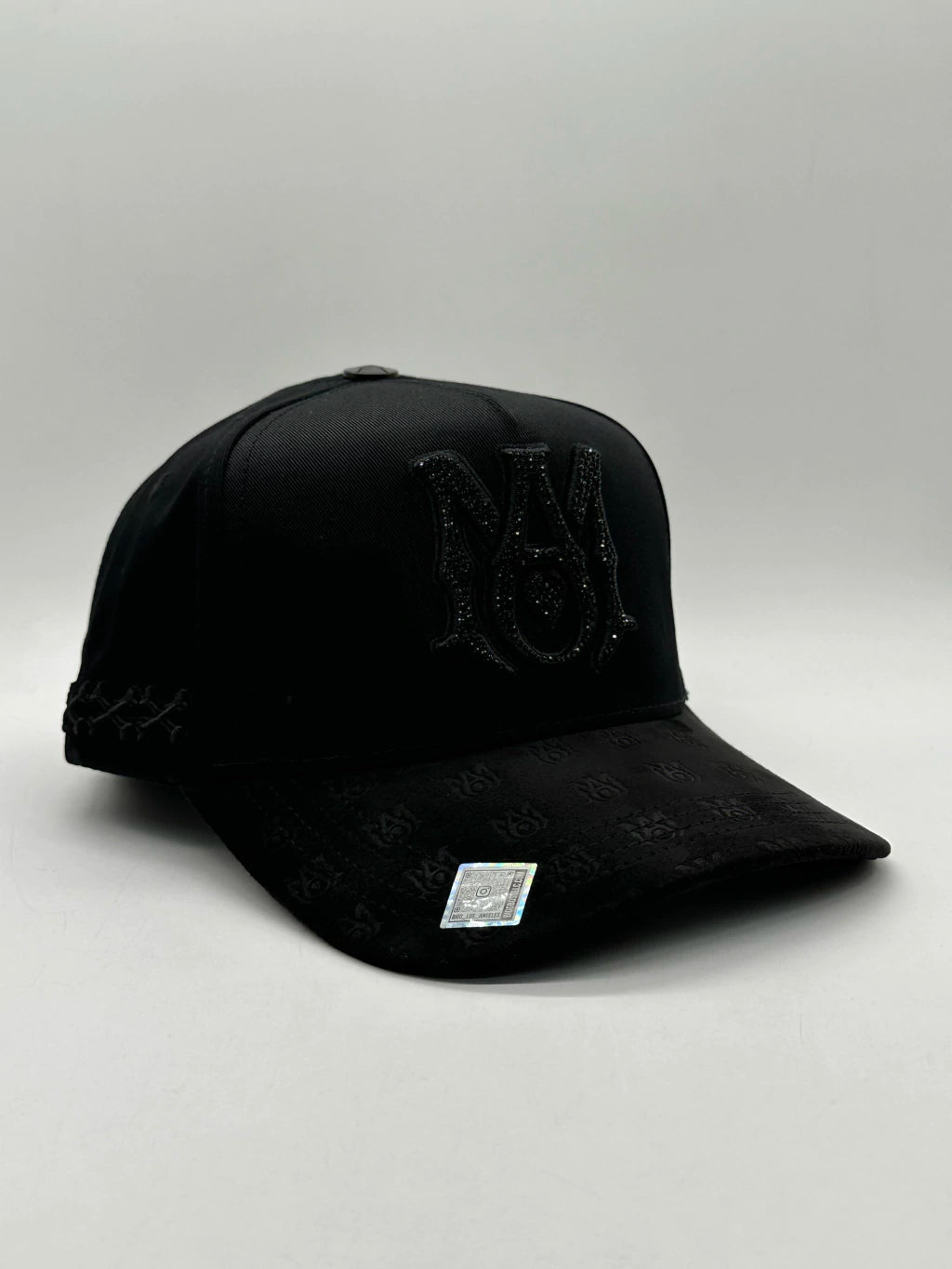 GORRA BIG BOSS // AMIRI CRISTAL TOTAL BLACK